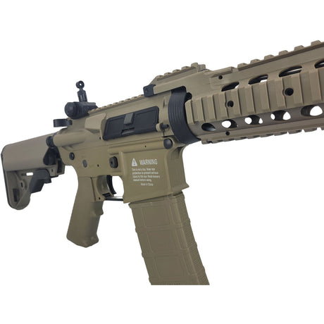 Tippmann M4 BT CQB RIS 10.5" Airsoft Rifle Tan