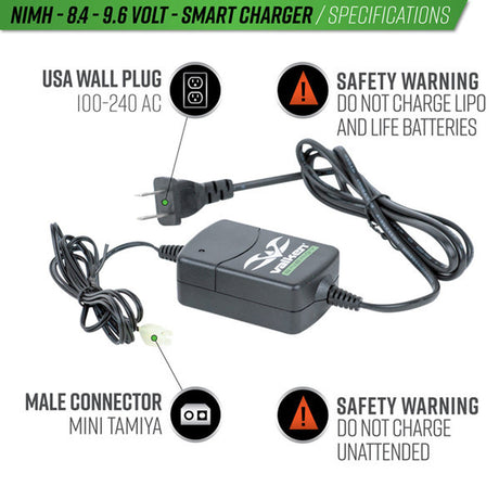 Valken Energy NiMH Smart Charger 8.4V-9.6V