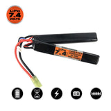 Valken Energy LiPo 7.4V 2000mAh 15/25C Twin Stick