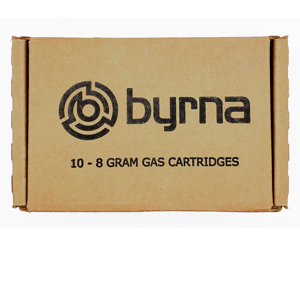 Byrna 8 Gram CO2 Cartridges w Oiler 10 Pack