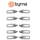 Byrna 8 Gram CO2 Cartridges w Oiler 10 Pack