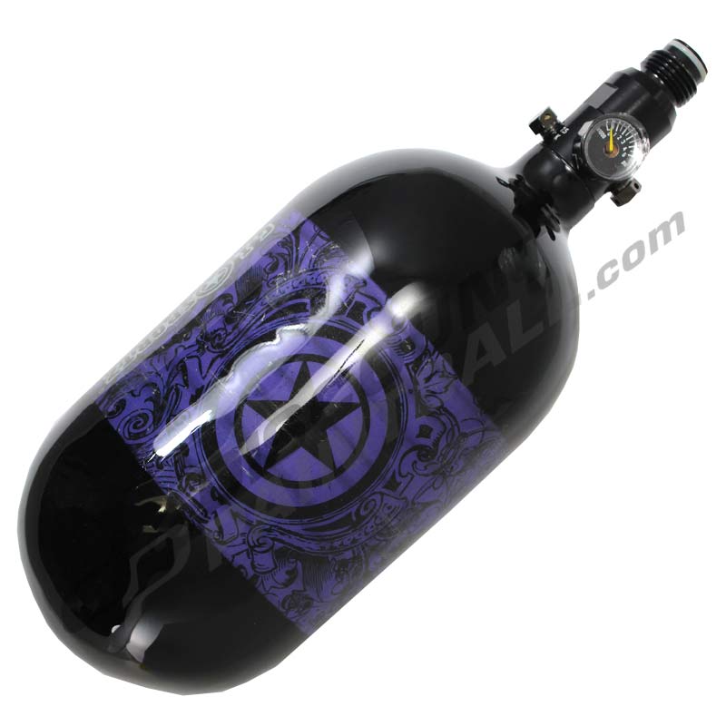 G.I. Sportz 68 ci 4500 psi Carbon Fiber Compressed Air Paintball Tank Herald Purple *02-2013 Hydro*