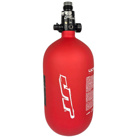 JT Ultra Carbon Fiber Air Tank 80ci 4500psi Red w FLO Regulator