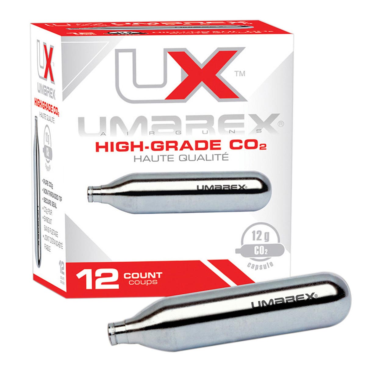 Umarex High Grade 12 Gram Co2 Cartridge 12 Pack