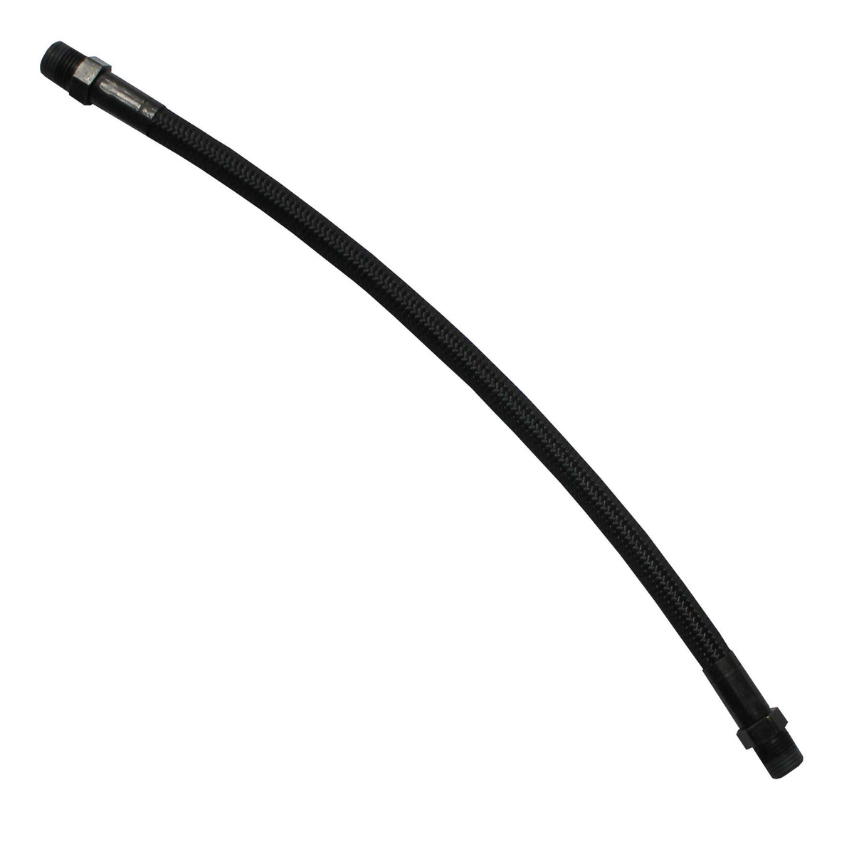 Steel Braided Hose 10 inch - Black