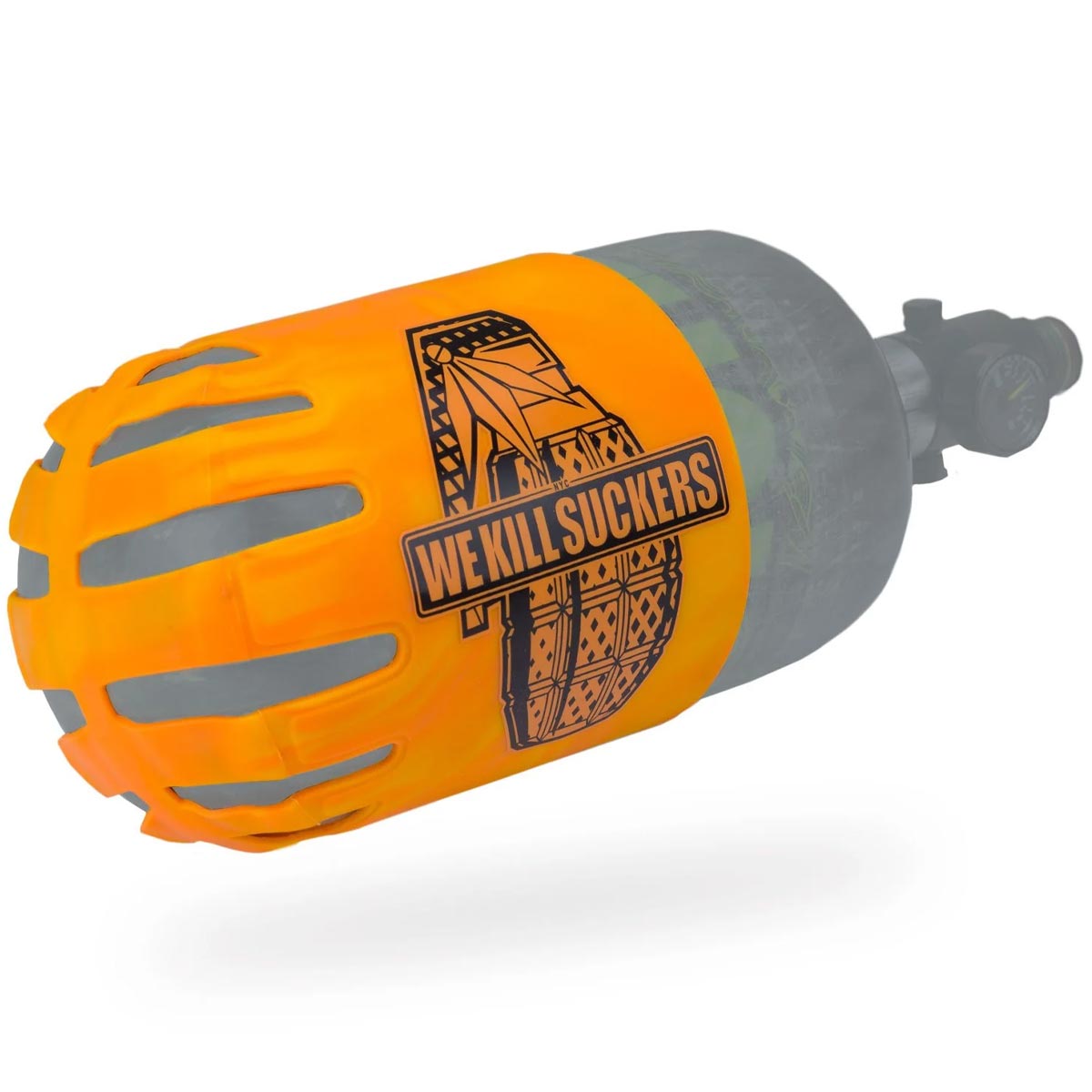 Bunkerkings Knuckle Butt Tank Cover WKS Grenade Orange