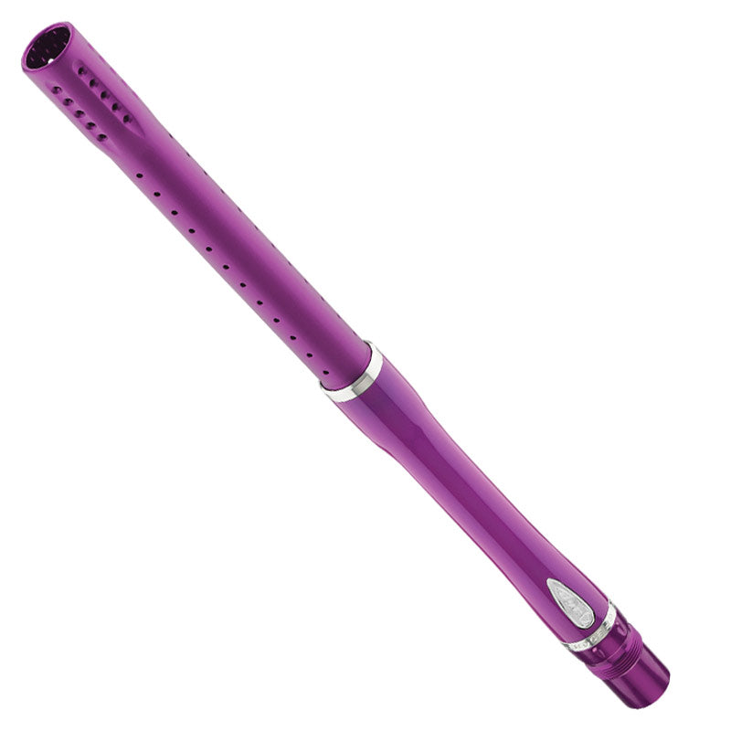 Dye Glass Fiber Boomstick Barrel Purple/Silver Autococker Thread - 15 Inch