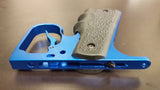 Autococker Grip Frame Blue Dust w/ Hinge Trigger and Grips