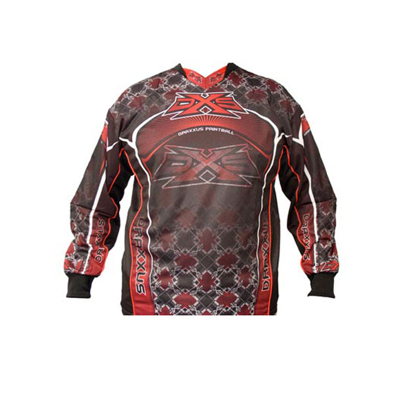 Draxxus DXS 08 Shank Paintball Jersey Red Medium