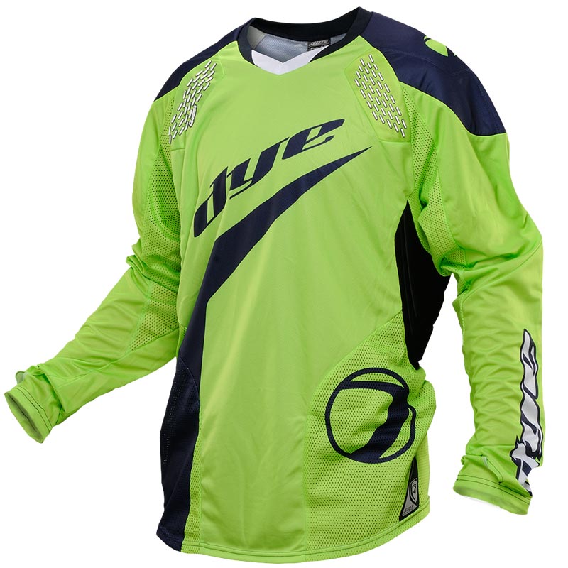 Dye C14 Paintball Jersey 2014 Ace Lime Navy