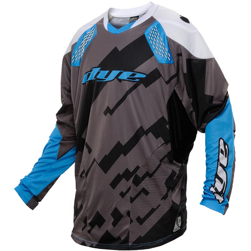 Dye C14 Paintball Jersey 2014 Airstrike Grey Blue