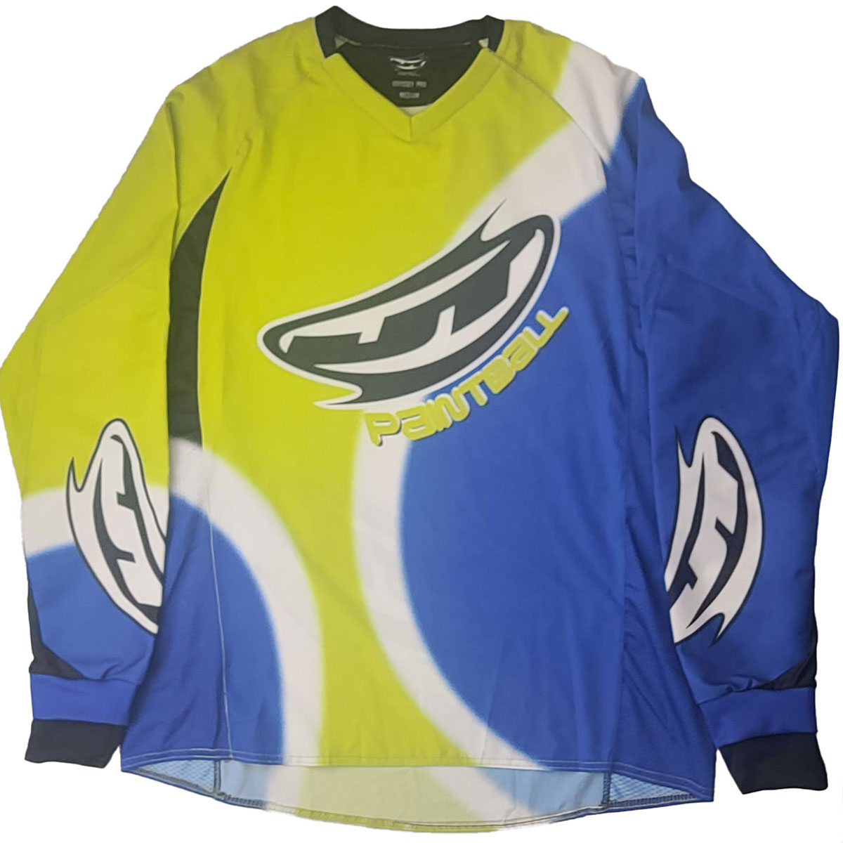 JT Paintball Custom Paintball Jersey Lime Blue