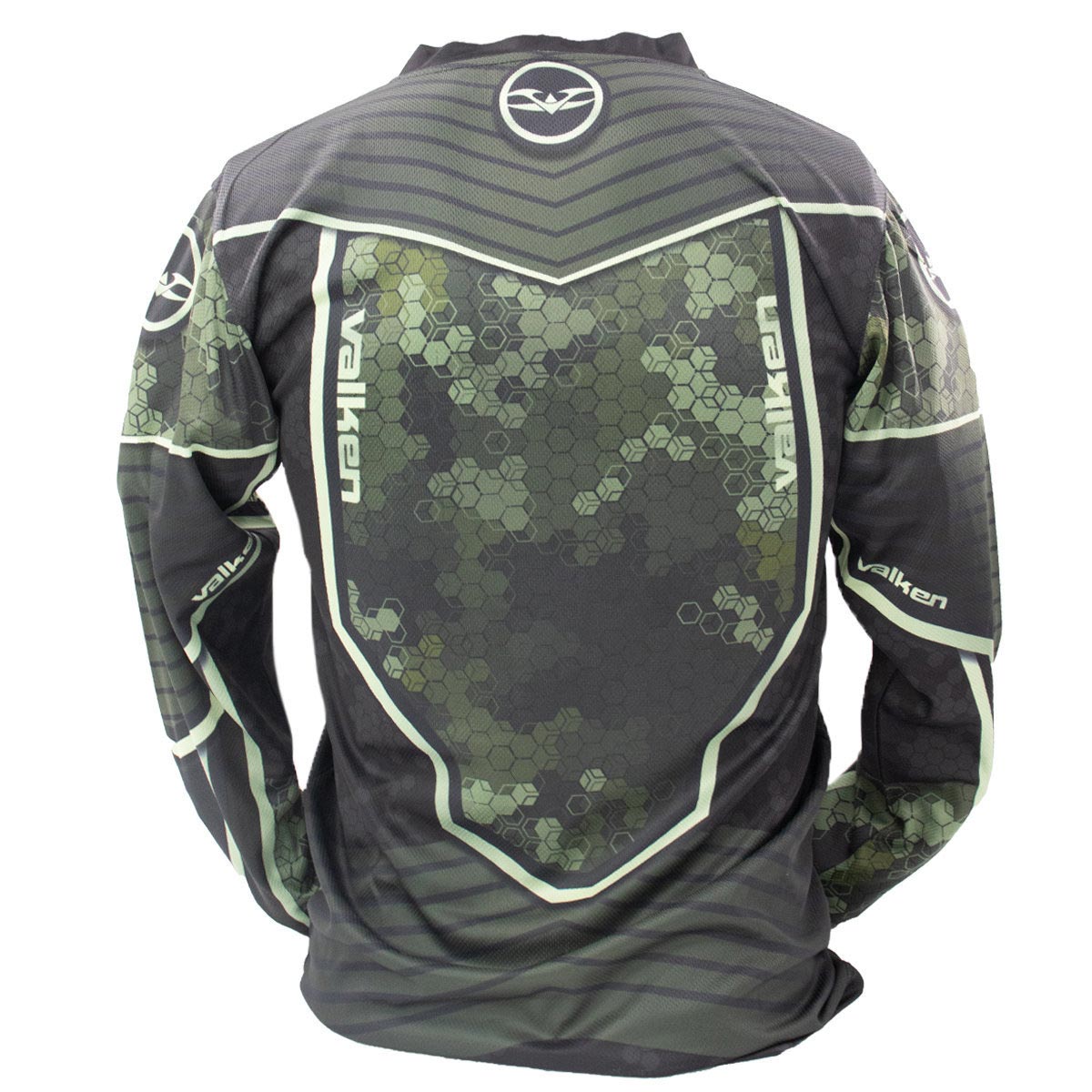 Valken Fate GFX Paintball Jersey 3D Cube Olive Camo