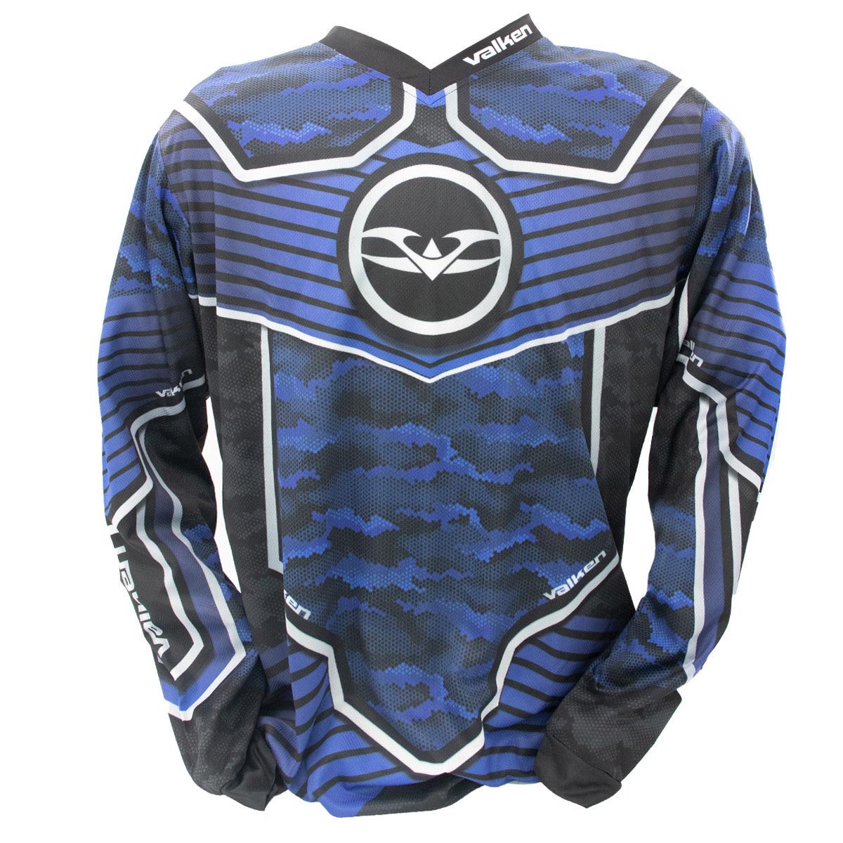 Valken Fate GFX Paintball Jersey Digi Tiger Blue Camo