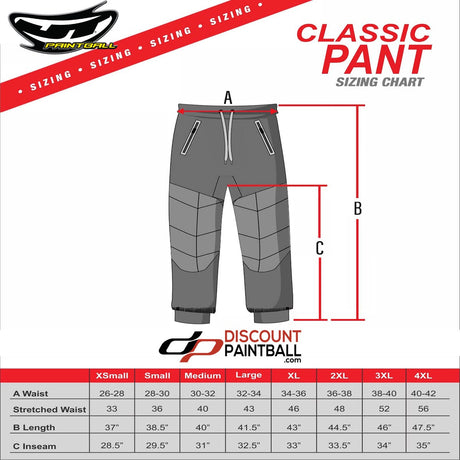 JT Paintball Classic Pants Black