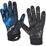 JT Flex Grip Paintball Gloves Black Blue