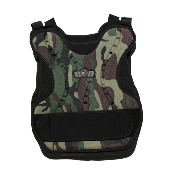 GXG Paintball Chest Protector Woodland