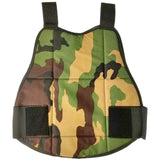 Paintball Chest Protector Camo / Black Reversible