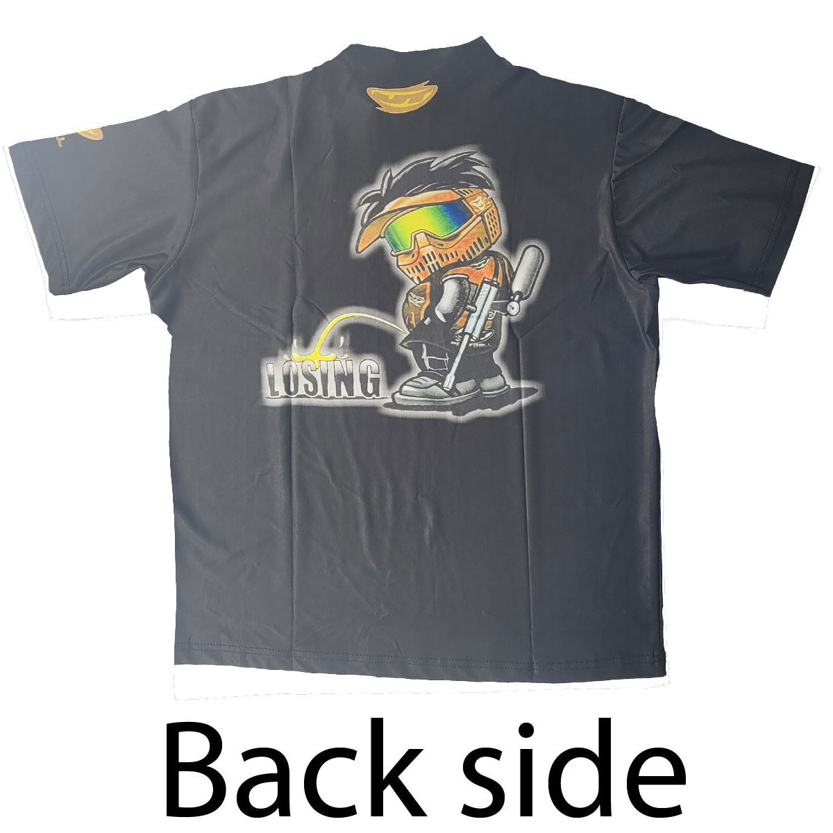 JT Paintball Stretchy Soft T-Shirt Losing Sucks Black