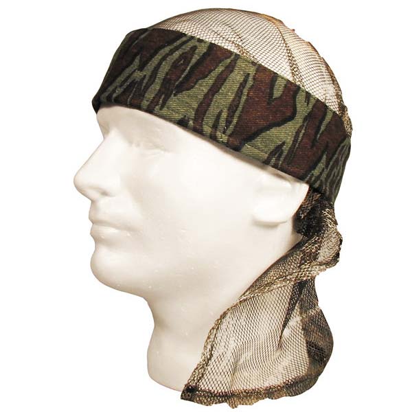 Sandana Pro Line Paintball Head Wrap Vintage Green SnakeStripe