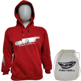 JT Paintball Hoodie Buckeyes Red Silver