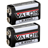 Tenergy Valor 9.6V NiMH Rechargeable Battery Kit with Charger and 2X Batteries