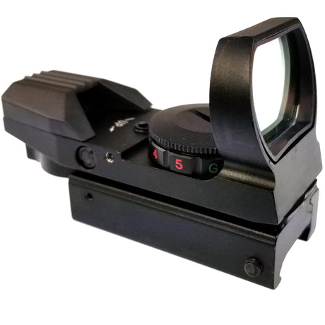 TSI Optics 1x33 Reflex Sight 4 Reticle Red/Green Picatinny 20mm Mount