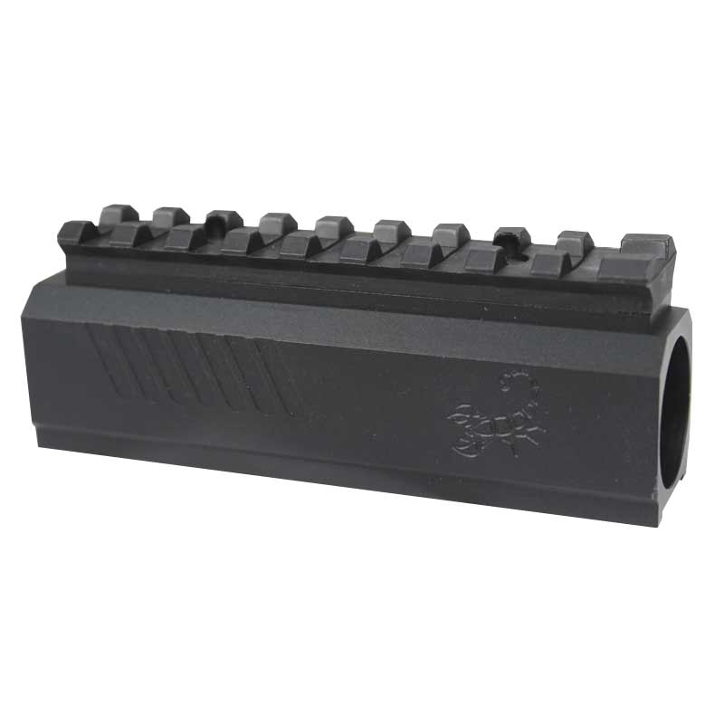 Lapco TiPX Front Block with Picatinny / Weaver Rail Black