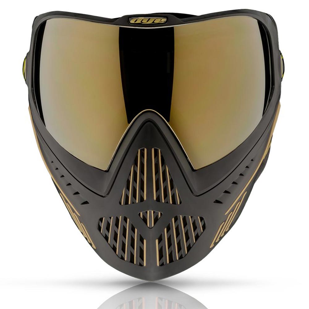 Dye I5 Paintball Mask Onyx Black/Gold 2.0