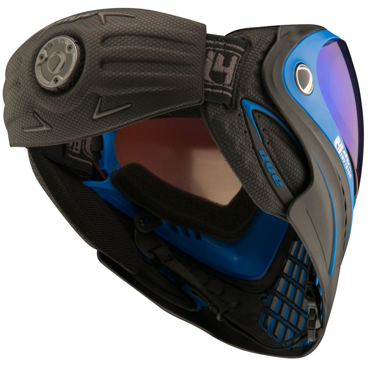 Dye i4 Pro Paintball Goggle Black Blue SeaTec