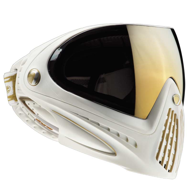 Dye I4 Thermal Paintball Goggles - White/Gold