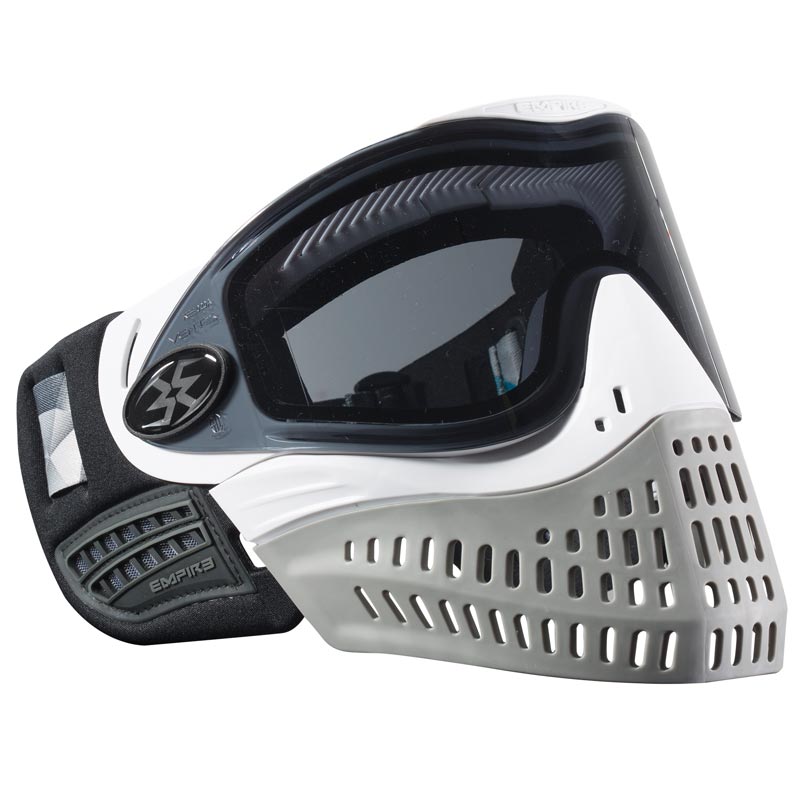 Empire E-Flex Thermal Paintball Mask LE White Grey