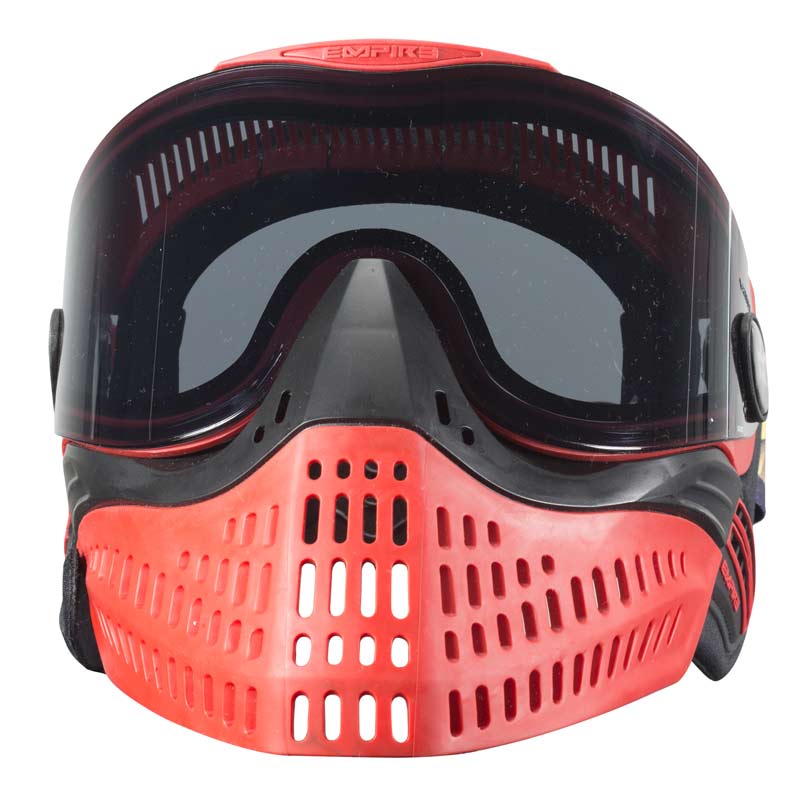 Empire E-Flex Thermal Paintball Mask LE Red Black