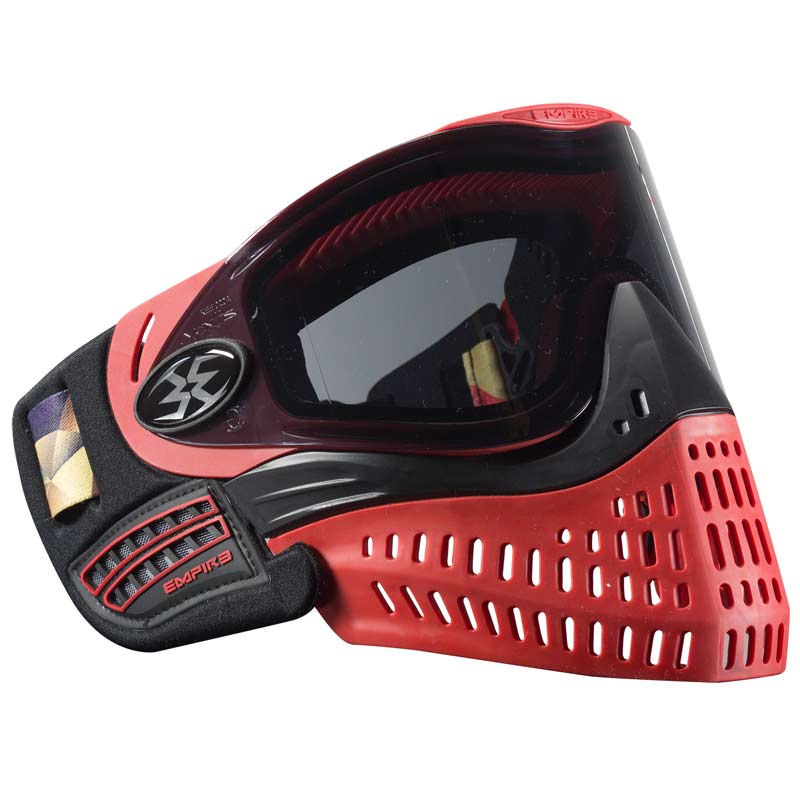 Empire E-Flex Thermal Paintball Mask LE Red Black