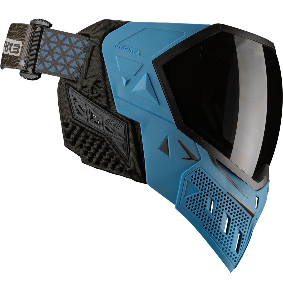 Empire EVS Paintball Mask Blue Black with Extra Lens