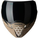 Empire EVS Paintball Mask Tan Black with Extra Lens