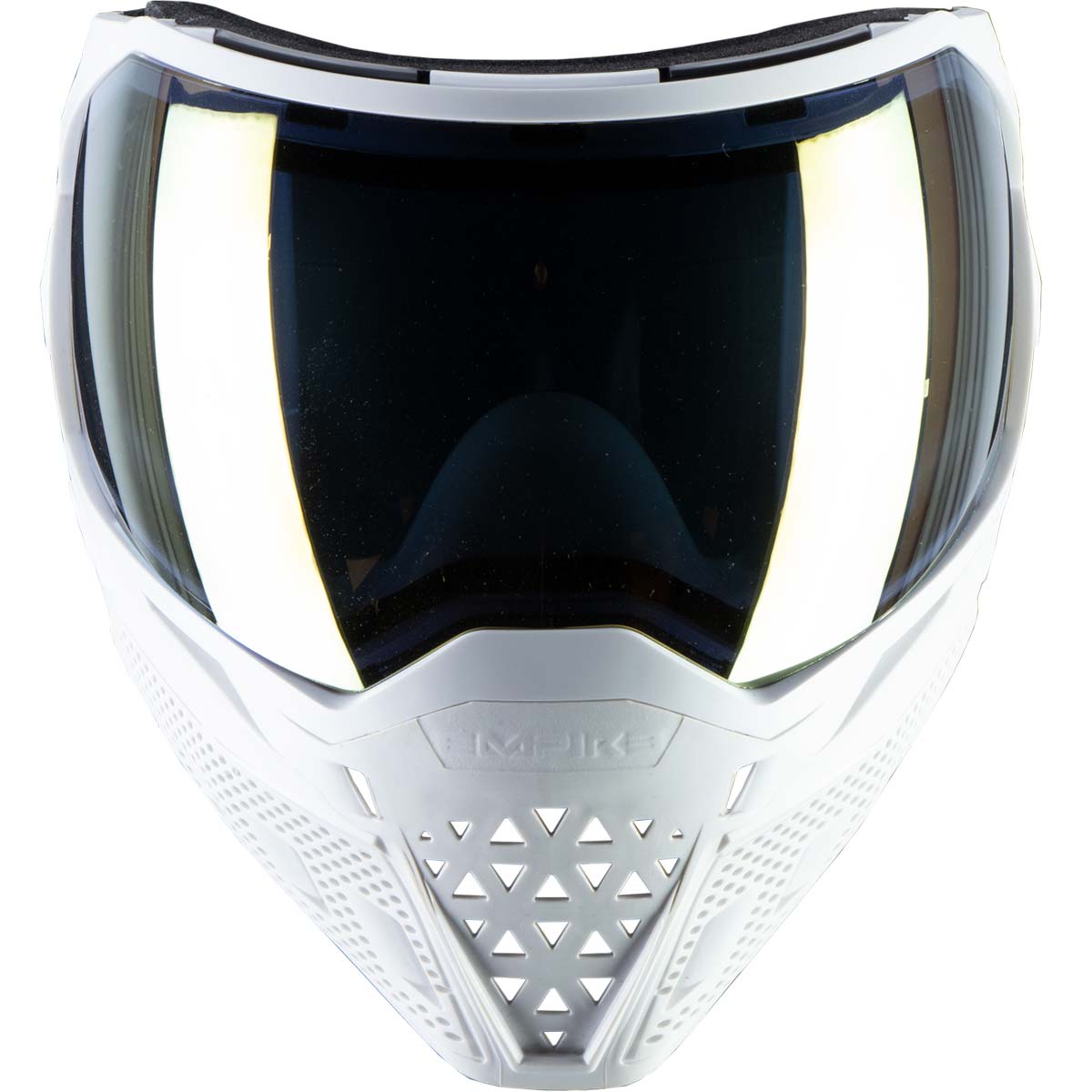 Empire EVS Paintball Mask White Gold with Extra Lens