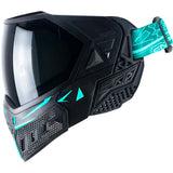 Empire EVS Paintball Mask Black Aqua with Extra Lens