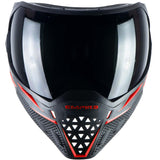 Empire EVS Paintball Mask Black Red with Extra Lens