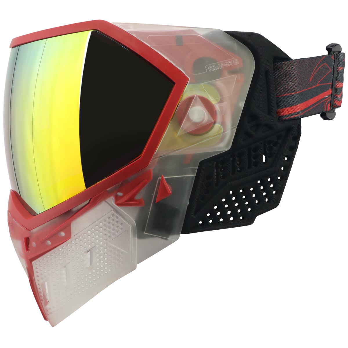 Empire EVS Goggle Clear Red Fire Mirror Lens