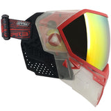 Empire EVS Goggle Clear Red Fire Mirror Lens