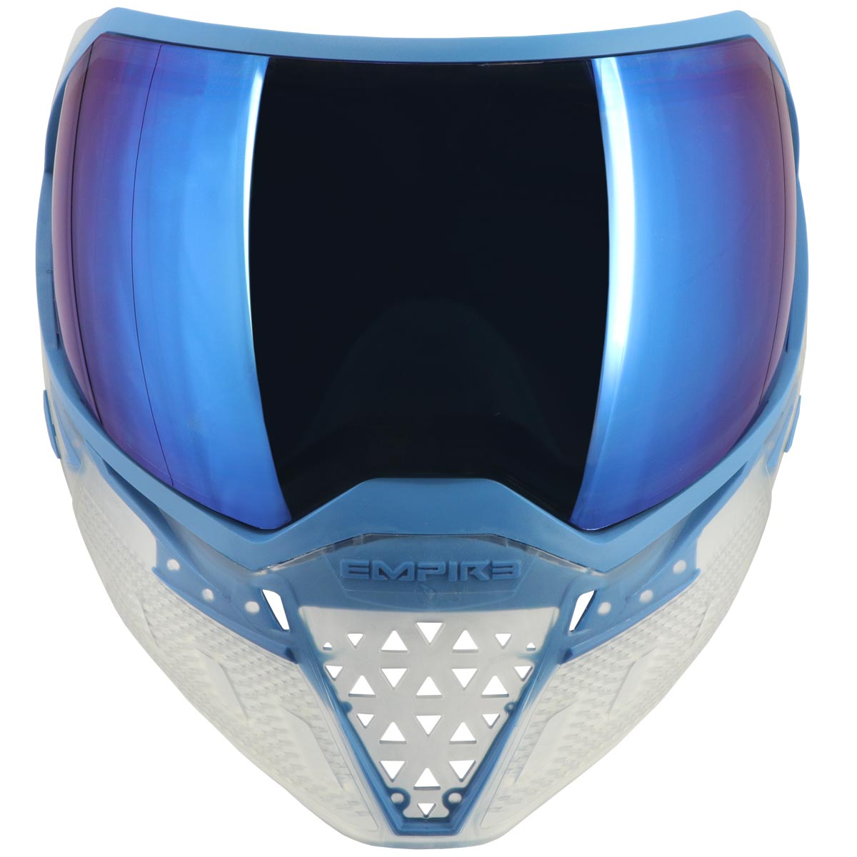 Empire EVS Goggle Clear Blue w Blue Mirror Lens