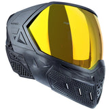 Empire EVS Paintball Mask Black with Fire Mirror and Clear Lens