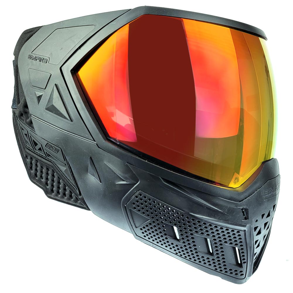 Empire EVS Paintball Mask Black with Sunset Mirror and Clear Lens