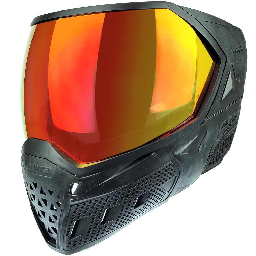 Empire EVS Paintball Mask Black with Sunset Mirror and Clear Lens