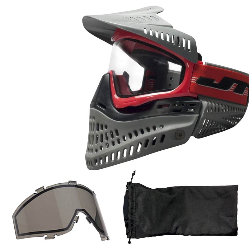 JT Spectra Proflex LE 2.0 Paintball Thermal Goggle Red Grey Black