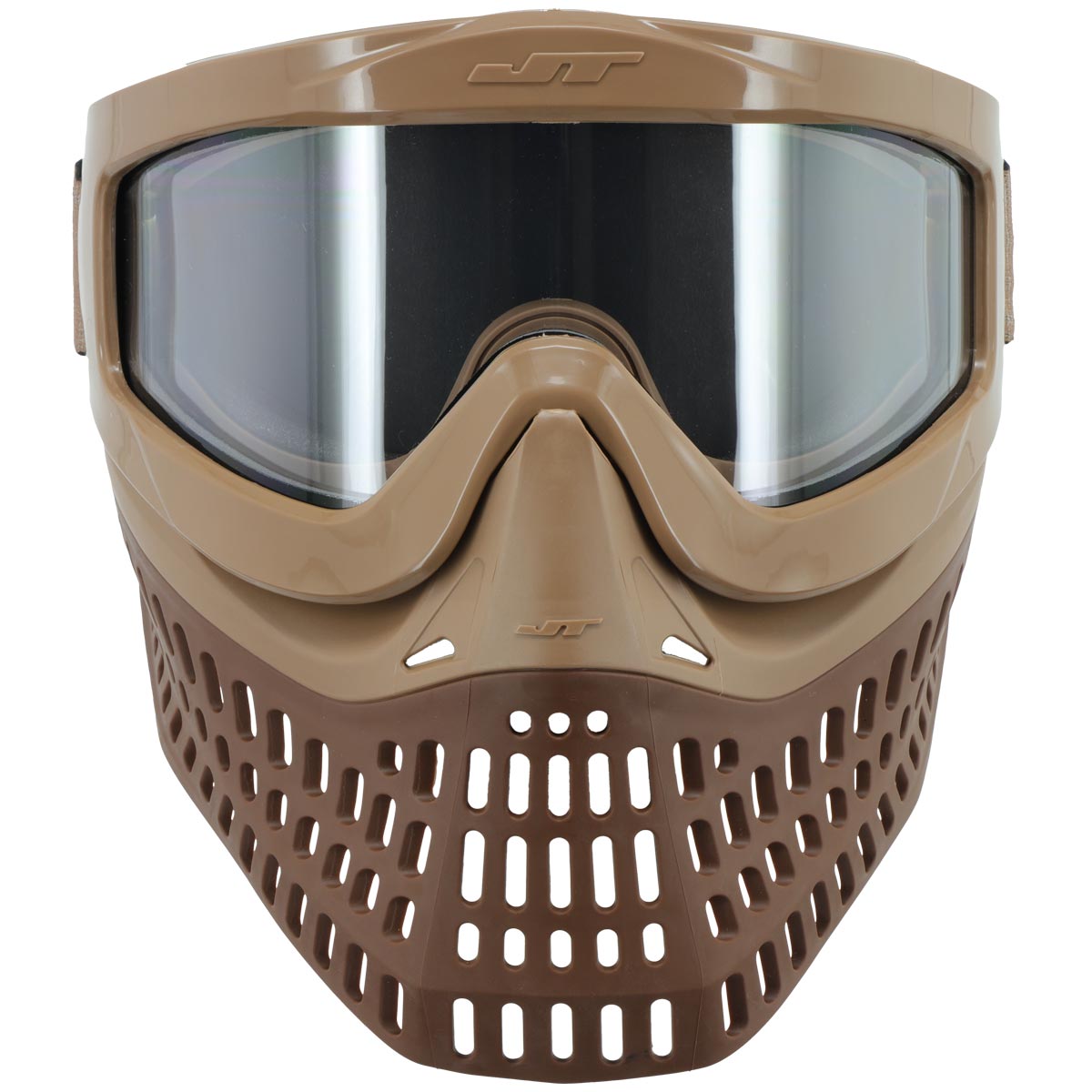 JT Proflex X Paintball Mask Brown Terracotta