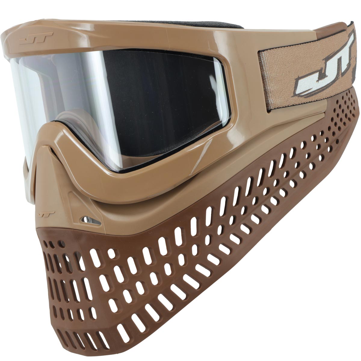 JT Proflex X Paintball Mask Brown Terracotta