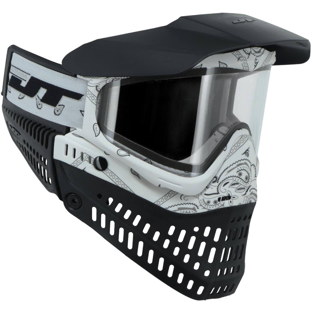 JT ProFlex Bandana Goggle LE White with Extra Lens