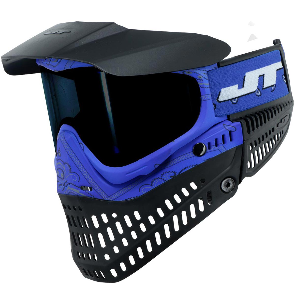 JT ProFlex Bandana Goggle LE Blue w Smoke Lens